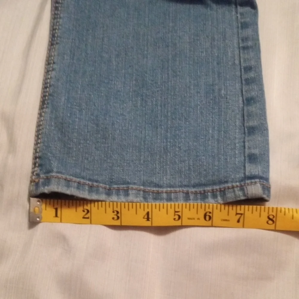 Justice Simply Low Cut Distressed Boot Cut Jeans